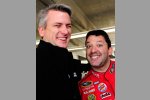 Ein gut gelaunter Tony Stewart (SHR) 