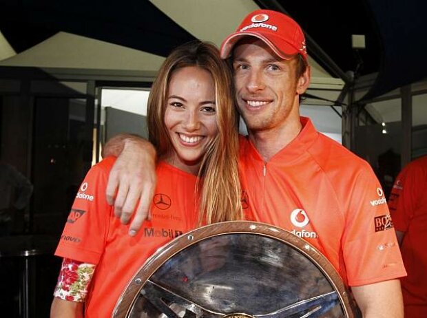 Jessica Michibata und Jenson Button Jessica Michibata und Jenson Button