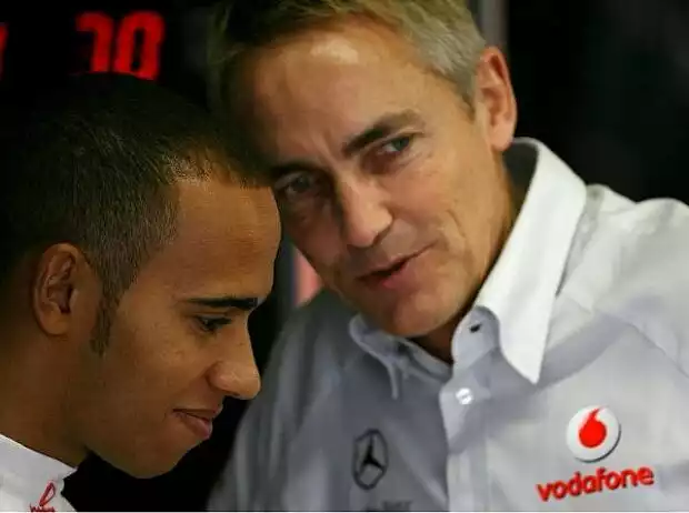 Titel-Bild zur News: Lewis Hamilton und Martin Whitmarsh