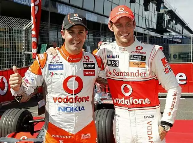 Jenson Button, Jamie Whincup Titel-Bild zur News: Jenson Button, Jamie Whincup