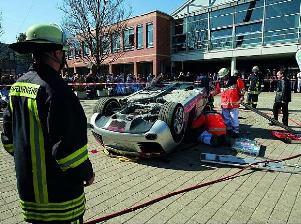 Audi R8-Crash