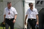 Ross Brawn (Teamchef) und Nick Fry (Geschäftsführer) (Mercedes)