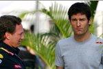 Christian Horner (Teamchef) und Mark Webber (Red Bull) 