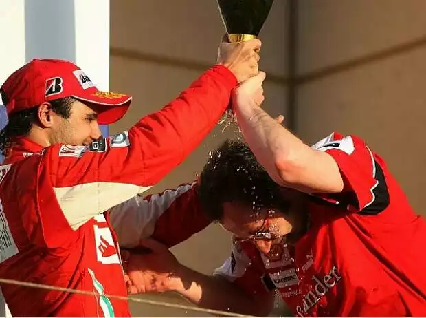 Titel-Bild zur News: Felipe Massa und Stefano Domenicali