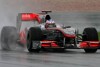 Bild zum Inhalt: McLaren vom Wetter geschlagen