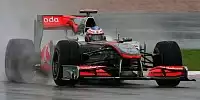 Bild zum Inhalt: McLaren vom Wetter geschlagen