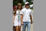 Nico Rosberg (Mercedes) mit Freundin Vivian Sibold