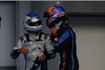 Rubens Barrichello (Williams) und Mark Webber (Red Bull) 