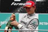 Jubel in Silber: Mercedes feiert Podiumsplatz