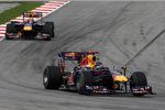 Sebastian Vettel (Red Bull) und Mark Webber (Red Bull) 