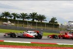 Jenson Button (McLaren) und Felipe Massa (Ferrari) 