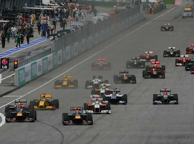 Start in Sepang 2010 Start in Sepang 2010