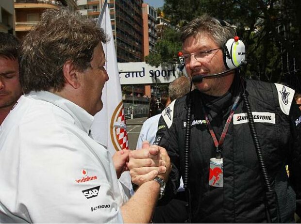 Norbert Haug und Ross Brawn Norbert Haug und Ross Brawn