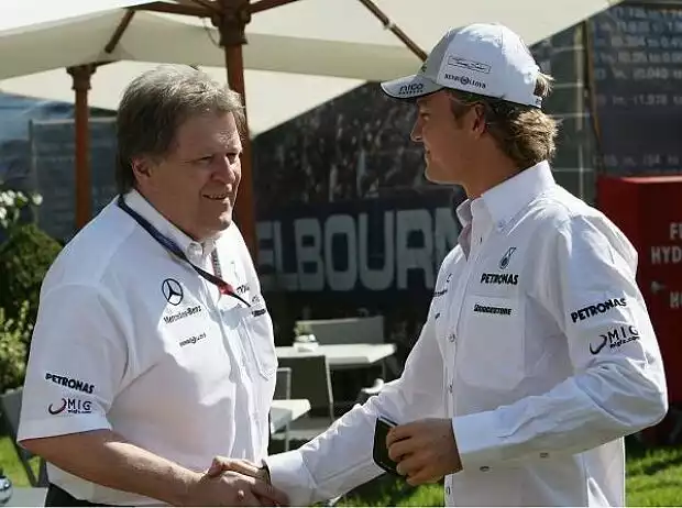 Norbert Haug und Nico Rosberg Titel-Bild zur News: Norbert Haug und Nico Rosberg