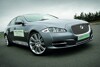 Bild zum Inhalt: Jaguar präsentiert XJ als Hybridstudie "Limo-Green"