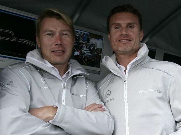 Mika Häkkinen und David Coulthard