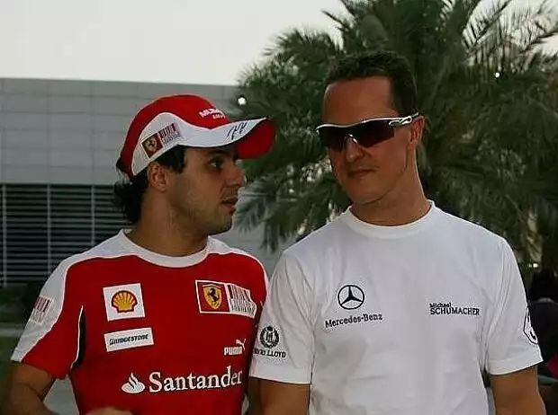 Felipe Massa und Michael Schumacher Titel-Bild zur News: Felipe Massa und Michael Schumacher