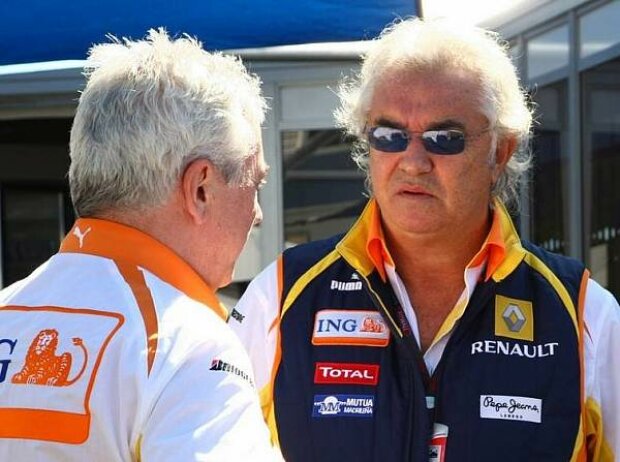 Pat Symonds und Flavio Briatore Pat Symonds und Flavio Briatore