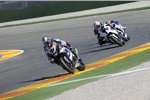 Leon Haslam (Alstare) und Troy Corser (BMW)