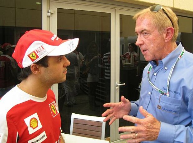 Titel-Bild zur News: Felipe Massa und Steve Olvey