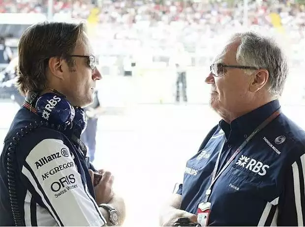 Adam Parr (Geschäftsführer) mit Patrick Head (Teammitbesitzer) Titel-Bild zur News: Adam Parr (Geschäftsführer) mit Patrick Head (Teammitbesitzer)