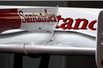 Neues Luftleitsystem am Ferrari von Fernando Alonso