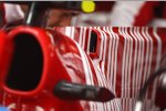 Der neue Lufteinlasse an Auto von Fernando Alonso (Ferrari) 