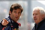 Mark Webber (Red Bull) und Charlie Whiting (Technischer Delegierte der FIA) 