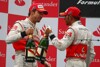 Bild zum Inhalt: McLaren weltmeisterlich: Doppelsieg im Regenchaos!