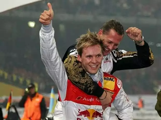 Michael Schumacher, Mattias Ekström Titel-Bild zur News: Michael Schumacher, Mattias Ekström
