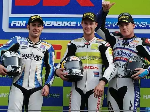 Leon Haslam, Jonathan Rea, James Toseland Titel-Bild zur News: Leon Haslam, Jonathan Rea, James Toseland
