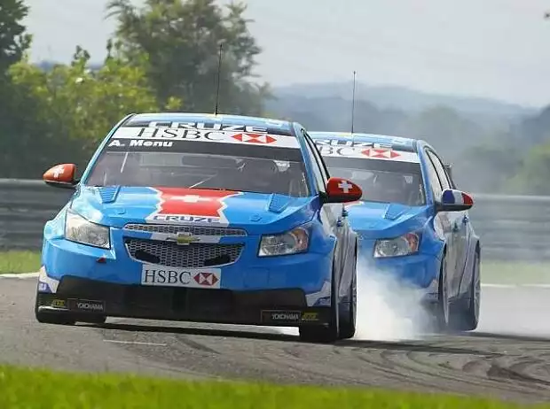 Yvan Muller, Alain Menu Titel-Bild zur News: Yvan Muller, Alain Menu