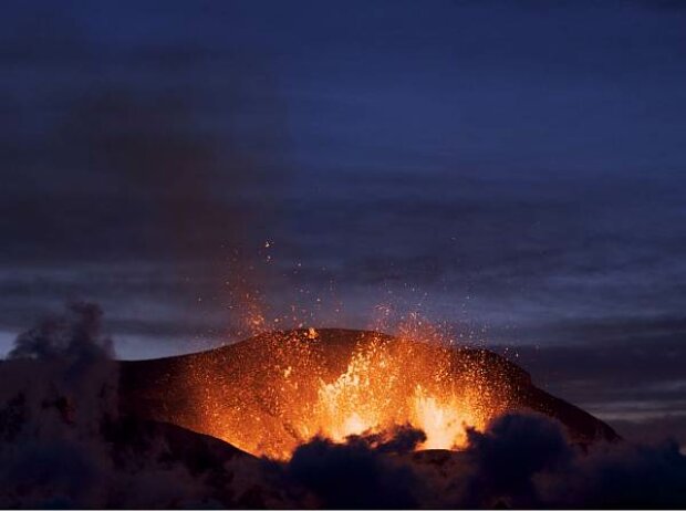 Vulkan Eyjafjallajökull in Island Vulkan Eyjafjallajökull in Island
