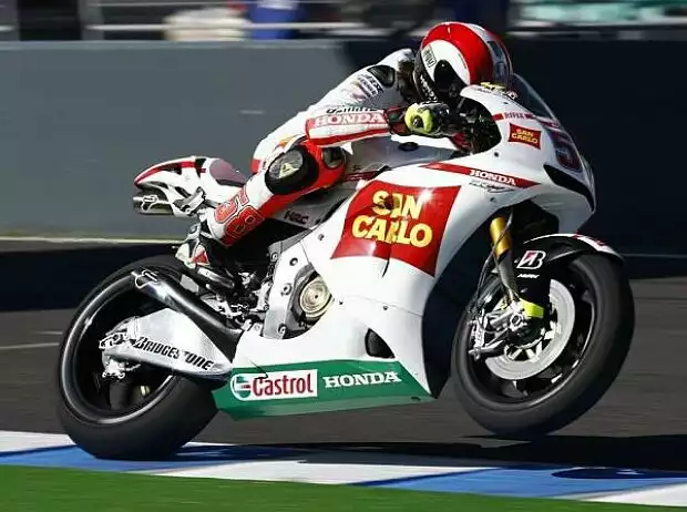 Marco Simoncelli Titel-Bild zur News: Marco Simoncelli