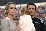 Casey Mears mit Ehefrau Trisha und Tochter