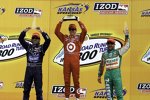 Scott Dixon (Ganassi) Tony Kanaan (Andretti) Dario Franchitti (Ganassi) 