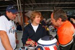 Sebastian Vettel (Red Bull) und Gerhard Berger 
