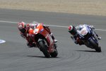 Nicky Hayden (Ducati) Jorge Lorenzo (Yamaha)