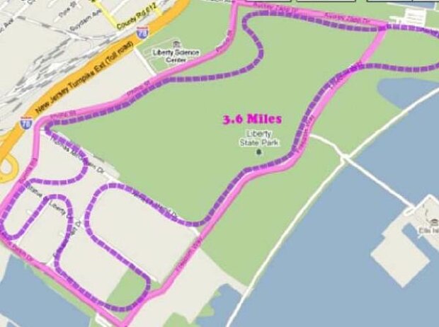Streckenlayout für Jersey City Streckenlayout für Jersey City