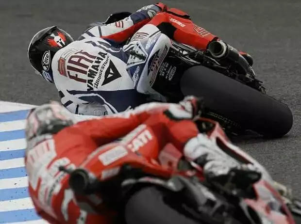 Titel-Bild zur News: Casey Stoner, Jorge Lorenzo