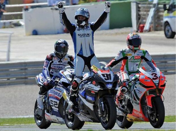 Leon Haslam, Max Biaggi, James Toseland