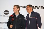 Sebastian Vettel und Mario Theissen (BMW Motorsport Direktor) 