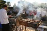 BBQ vor dem Formel BMW Zelt