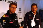 Sebastian Vettel und Mario Theissen (BMW Motorsport Direktor) 
