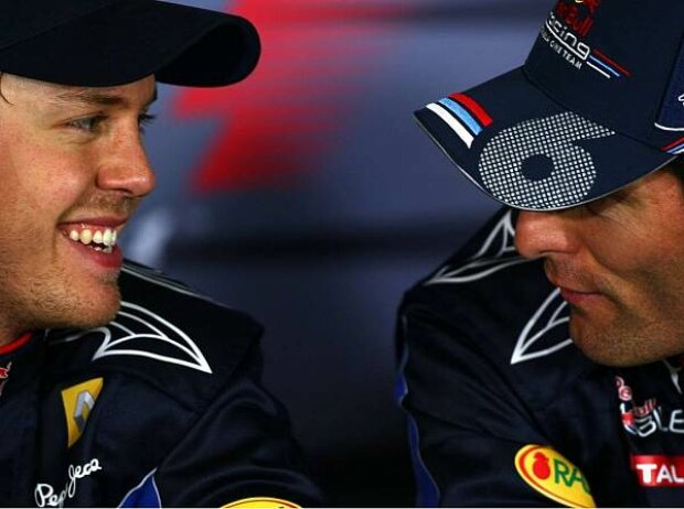 Sebastian Vettel und Mark Webber