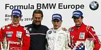Mario Theissen (BMW Motorsport Direktor), Jack Harvey, Timmy Hansen, Robin Frijns