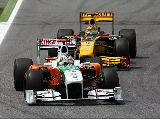 Robert Kubica, Adrian Sutil Titel-Bild zur News: Robert Kubica, Adrian Sutil