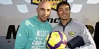 Bild zum Inhalt: Aoyama und De la Peña bei RCD Espanyol