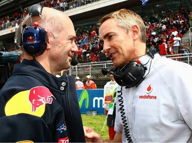 Adrian Newey und Martin Whitmarsh Adrian Newey und Martin Whitmarsh