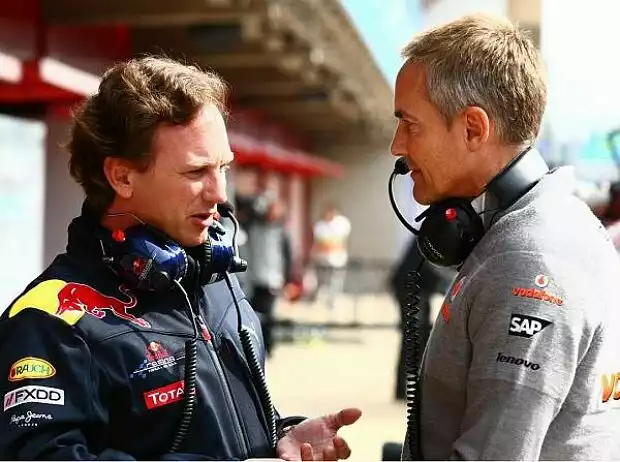 Titel-Bild zur News: Christian Horner und Martin Whitmarsh